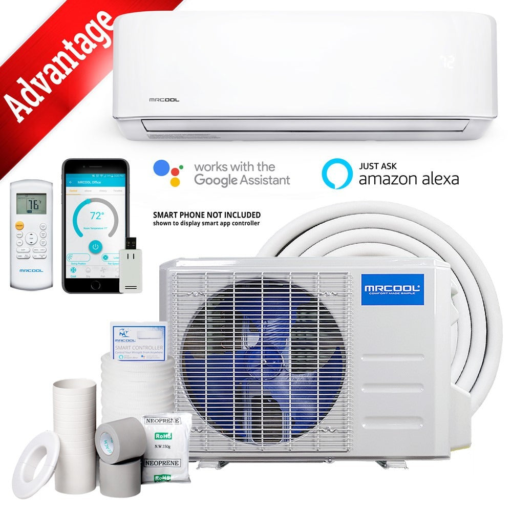 MrCool Advantage 12k BTU 5th Gen Ductless Mini-Split – 230V (R454B, WiFi-Ready)