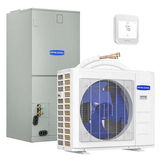 MrCool VersaPro 5 Ton 15.2 SEER2 Central Heat Pump Split System – R454B (Upflow/Downflow/Horizontal) DIY READY