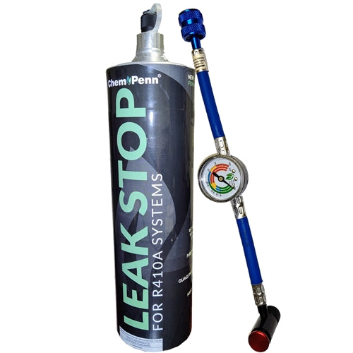R410a Refrigerant Recharge with Leak Stop Kit System Repair Formula 1.8lb Gauge Included - SAME DAY SHIPPING !!!