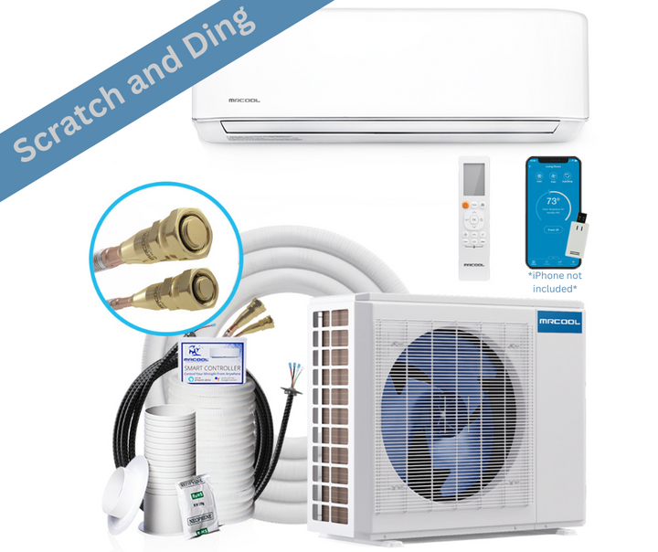 Grade A Scratch and Ding DIY 12k BTU 4th Gen with 25&