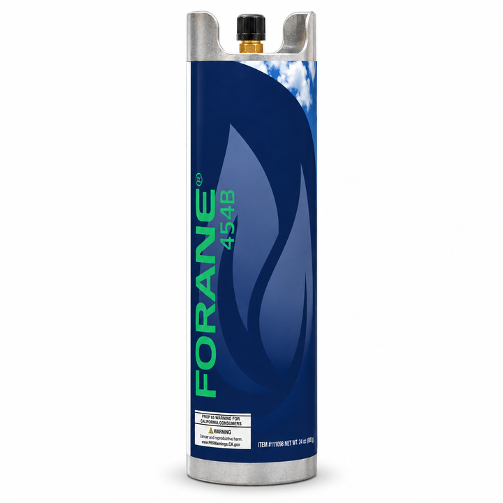 ChemPenn Florane R-454B refrigerant 24 oz (1.5 lb) can with self-sealing fitting