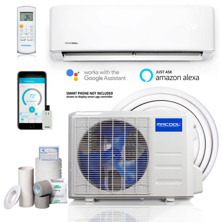 (Scratch/Ding)  MRCOOL Advantage 9,000 BTU 230v 19 SEER Ductless Mini Split Air Conditioner and Heat Pump - 115V