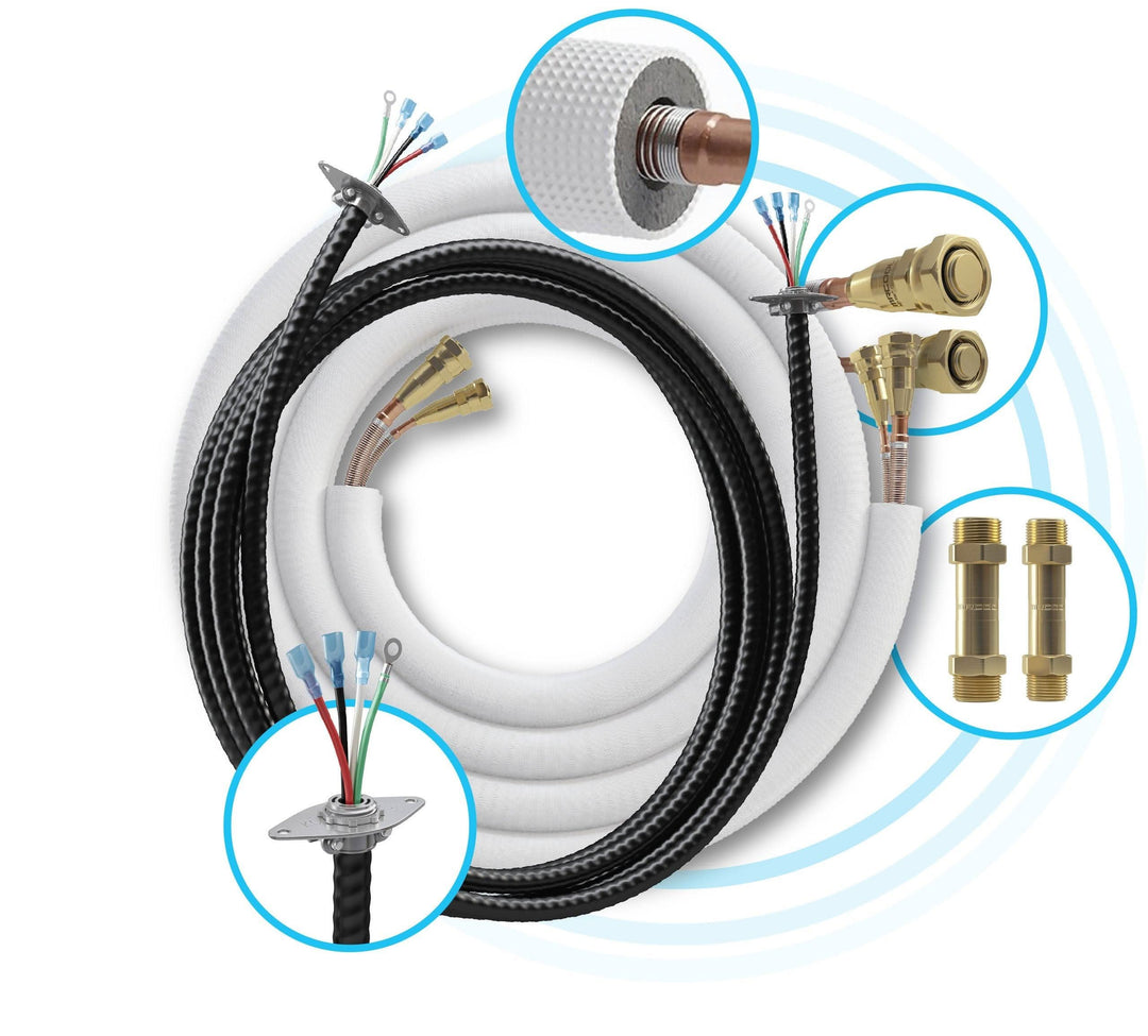 MRCOOL DIY 5th Gen 18k 2-Zone Mini Split Heat Pump. Easy DIY install, R-454B refrigerant. 9k + 9K